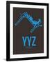 Yyz Toronto Poster 1-NaxArt-Framed Art Print