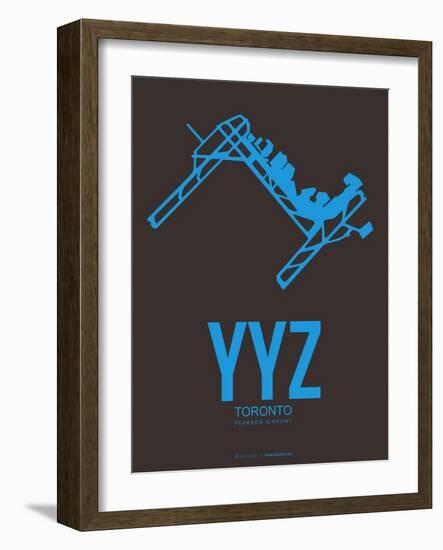 Yyz Toronto Poster 1-NaxArt-Framed Art Print