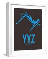 Yyz Toronto Poster 1-NaxArt-Framed Art Print