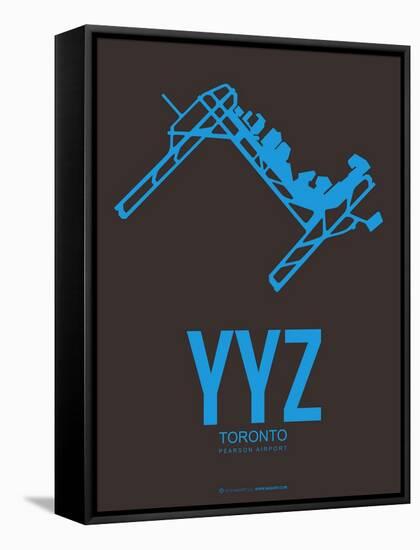 Yyz Toronto Poster 1-NaxArt-Framed Stretched Canvas