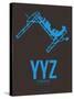 Yyz Toronto Poster 1-NaxArt-Stretched Canvas