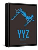 Yyz Toronto Poster 1-NaxArt-Framed Stretched Canvas