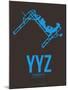 Yyz Toronto Poster 1-NaxArt-Mounted Art Print