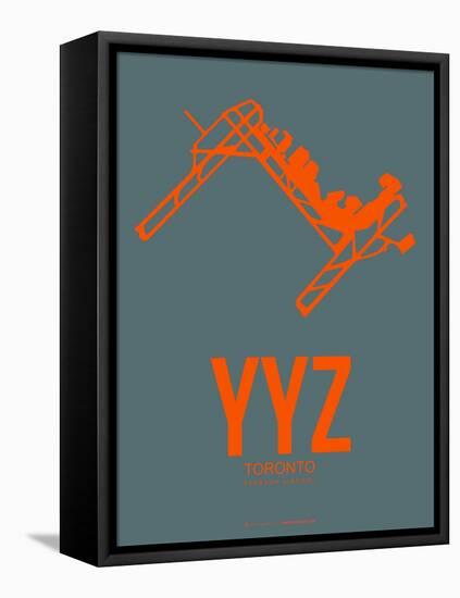 Yyz Toronto Poster 1-NaxArt-Framed Stretched Canvas