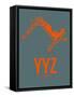 Yyz Toronto Poster 1-NaxArt-Framed Stretched Canvas