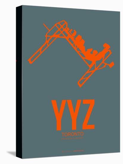 Yyz Toronto Poster 1-NaxArt-Stretched Canvas