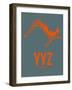 Yyz Toronto Poster 1-NaxArt-Framed Art Print