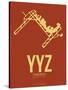 Yyz Toronto Poster 1-NaxArt-Stretched Canvas