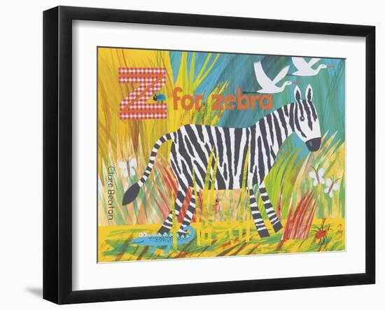 Z for Zebra-Clare Beaton-Framed Giclee Print