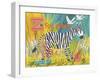 Z for Zebra-Clare Beaton-Framed Giclee Print