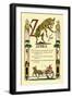 Z for Zebra-Tony Sarge-Framed Art Print