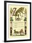 Z for Zebra-Tony Sarge-Framed Art Print