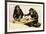 Z For Zoo, Chimpanzee's Tea-Party-R. B. Davis-Framed Giclee Print