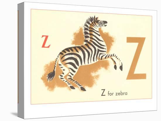 Z is for Zebra-null-Stretched Canvas