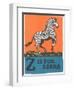 Z is for Zebra-null-Framed Art Print