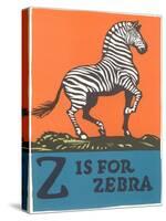 Z is for Zebra-null-Stretched Canvas