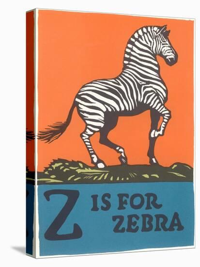 Z is for Zebra-null-Stretched Canvas