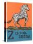 Z is for Zebra-null-Stretched Canvas