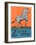 Z is for Zebra-null-Framed Art Print