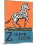 Z is for Zebra-null-Mounted Art Print