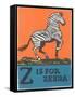 Z is for Zebra-null-Framed Stretched Canvas