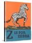 Z is for Zebra-null-Stretched Canvas