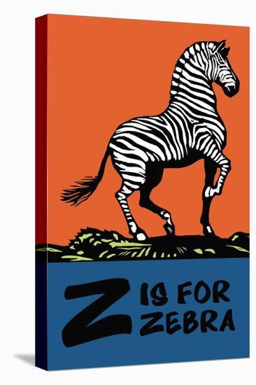 Z is for Zebra-Charles Buckles Falls-Stretched Canvas