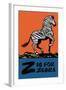 Z is for Zebra-Charles Buckles Falls-Framed Art Print