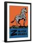 Z is for Zebra-Charles Buckles Falls-Framed Art Print