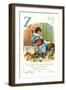 Z is for Zella-null-Framed Art Print