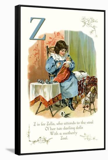 Z is for Zella-null-Framed Stretched Canvas