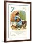 Z is for Zella-null-Framed Art Print