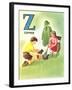 Z Is for Zipper-null-Framed Art Print