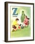 Z Is for Zipper-null-Framed Art Print