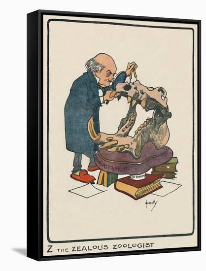 'Z the Zealous Zoologist', 1903-John Hassall-Framed Stretched Canvas