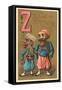 Z, Zouave and Friend Walking-null-Framed Stretched Canvas