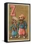 Z, Zouave and Friend Walking-null-Framed Stretched Canvas