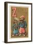 Z, Zouave and Friend Walking-null-Framed Art Print