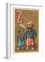 Z, Zouave and Friend Walking-null-Framed Art Print