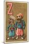 Z, Zouave and Friend Walking-null-Mounted Art Print