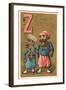 Z, Zouave and Friend Walking-null-Framed Art Print