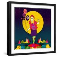 Z-Diela Maharanie-Framed Art Print