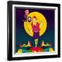 Z-Diela Maharanie-Framed Art Print