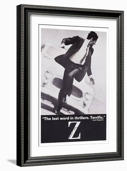 Z-null-Framed Art Print