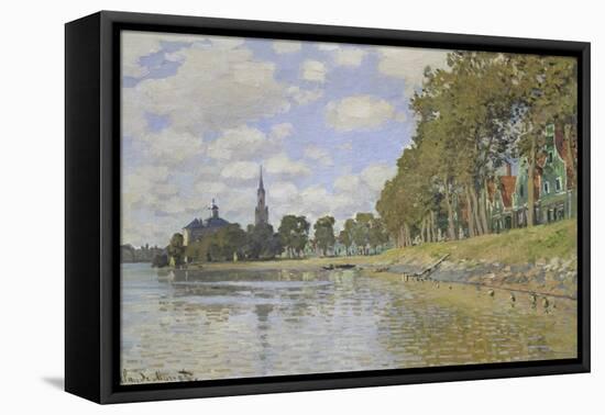 Zaandam, 1871-Claude Monet-Framed Stretched Canvas