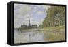 Zaandam, 1871-Claude Monet-Framed Stretched Canvas