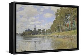 Zaandam, 1871-Claude Monet-Framed Stretched Canvas