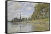 Zaandam, 1871-Claude Monet-Framed Stretched Canvas