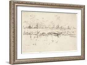 Zaandam, 1889-James Abbott McNeill Whistler-Framed Giclee Print