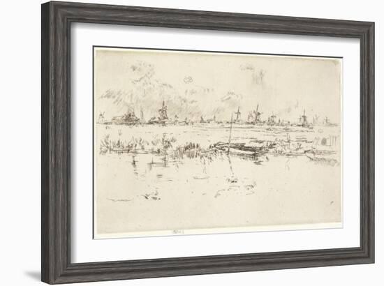 Zaandam, 1889-James Abbott McNeill Whistler-Framed Giclee Print